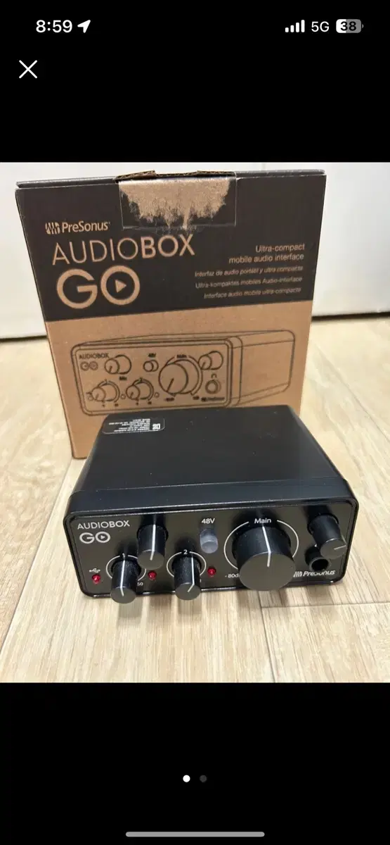 PreSonus - AudioBox GO / 컴팩트 오디오 인터페이스