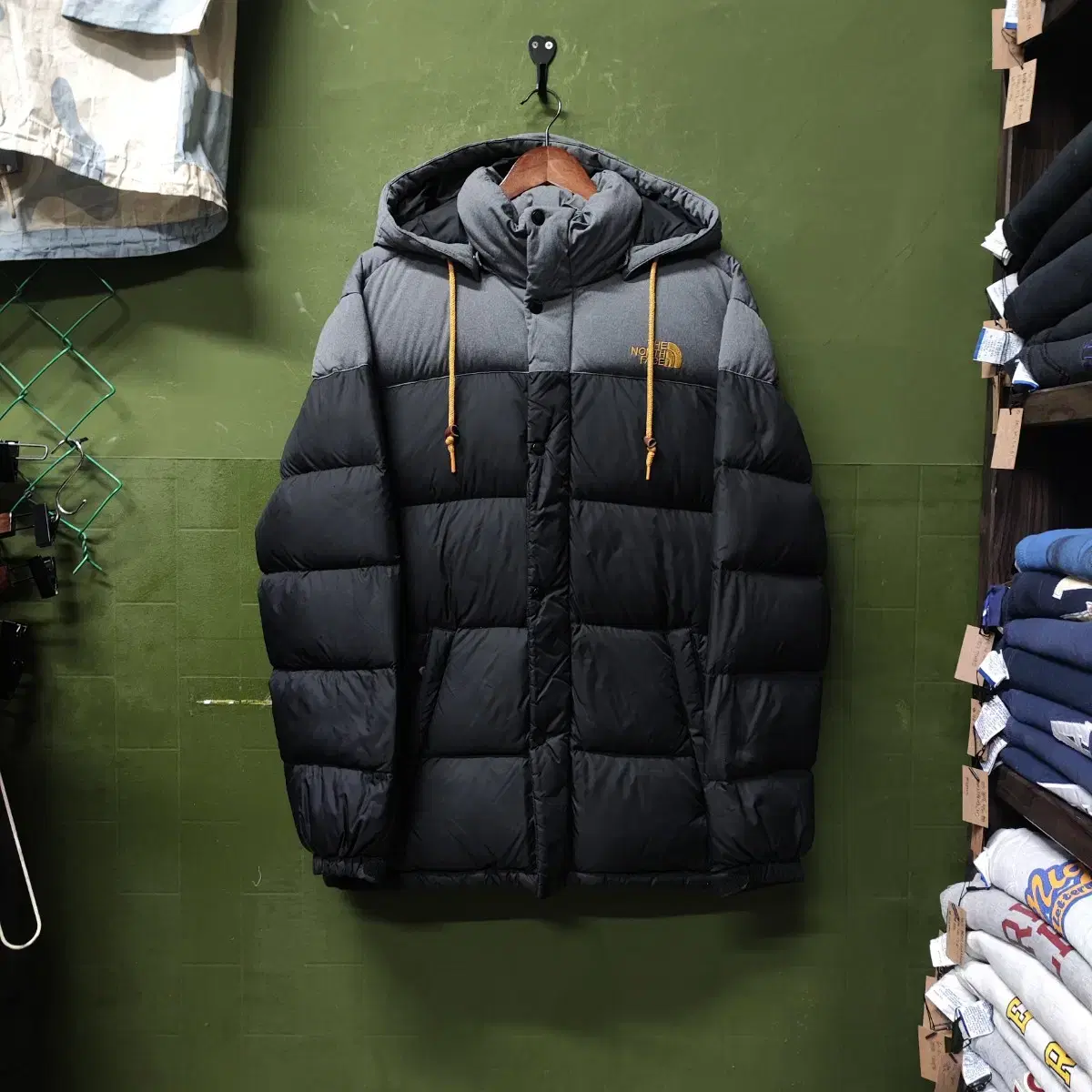 THE NORTH FACE 화이트 라벨 구스 다운 패딩 자켓