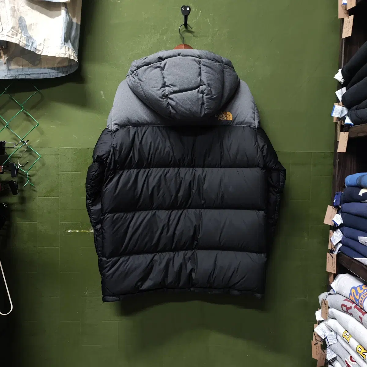 THE NORTH FACE 화이트 라벨 구스 다운 패딩 자켓