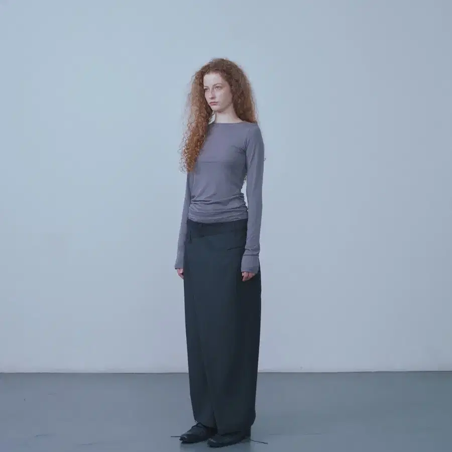 Repos 리포스 스커트 Wool Wrap Cover Skirt