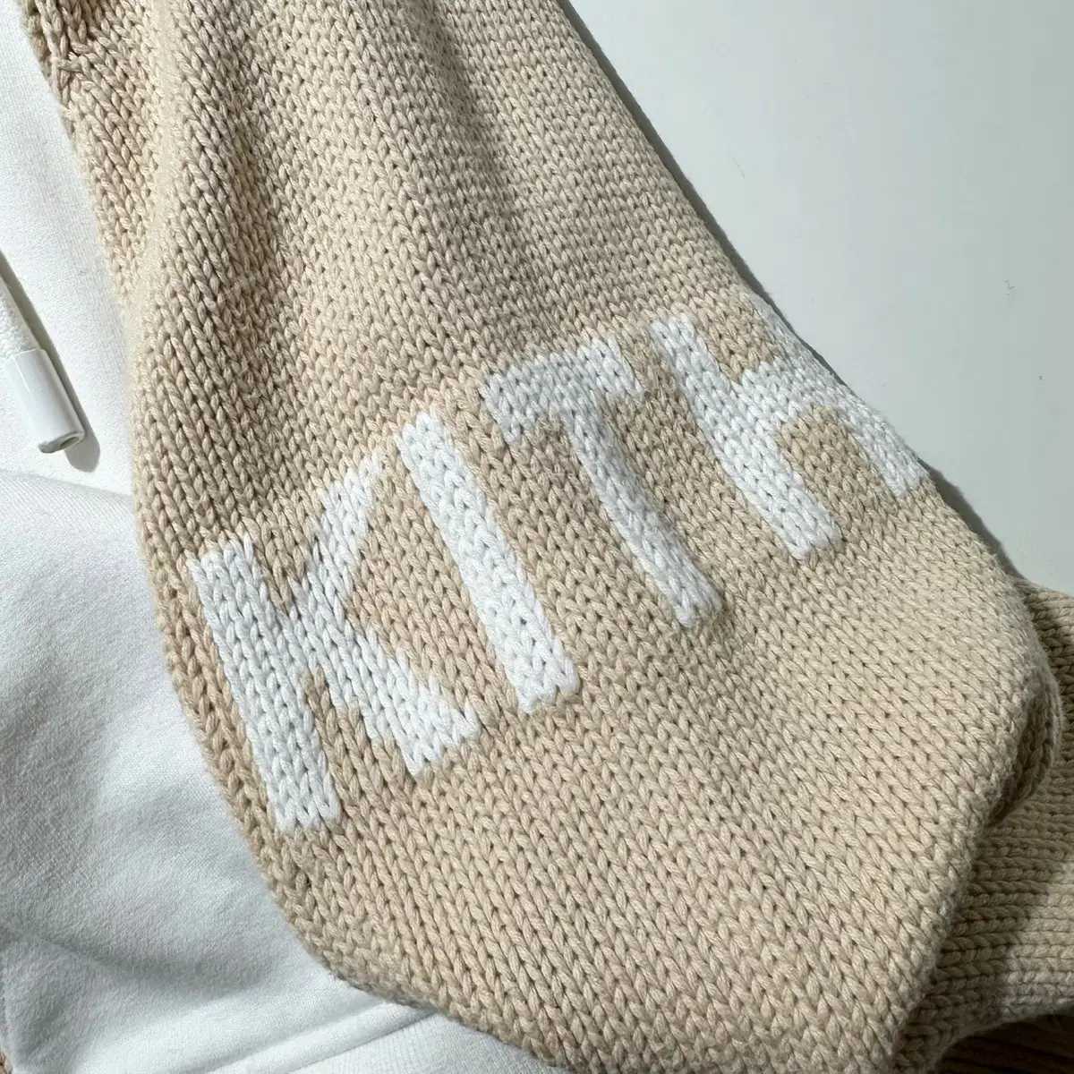 [M-L] KITH 키스 아담 콤보 니트 후드티