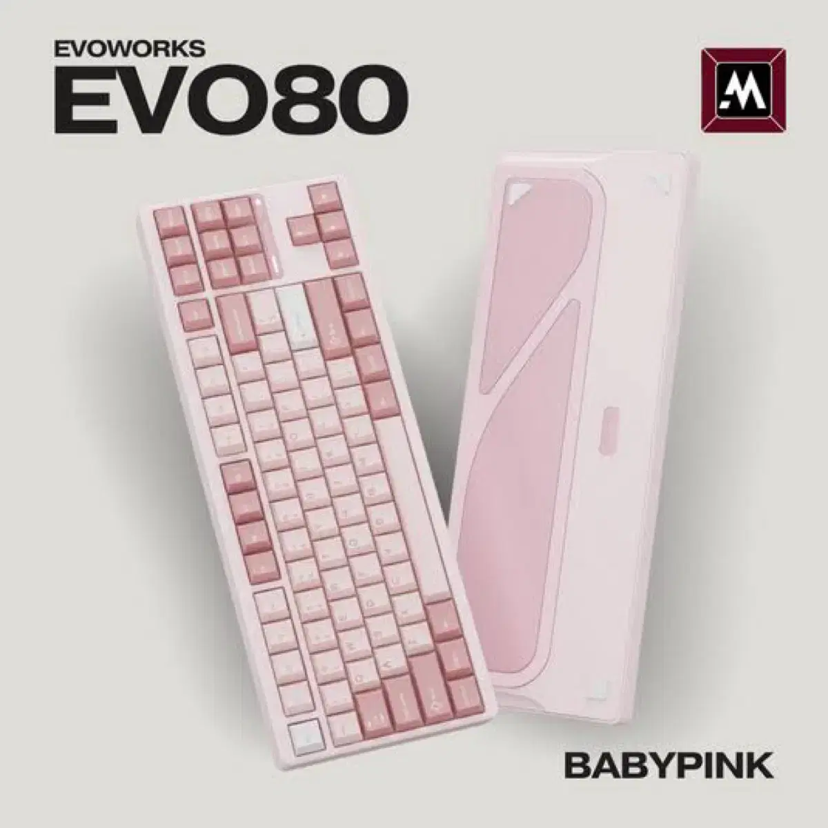 EVO80 BABYPINK 에보80 키보드