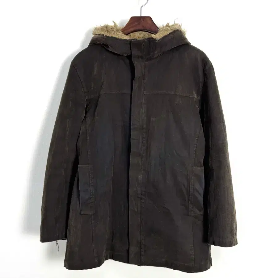 Tornado Mart glossy hooded parka