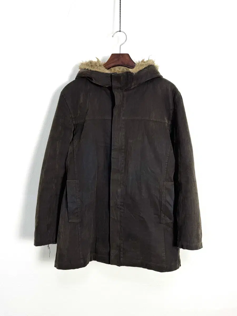 Tornado Mart glossy hooded parka