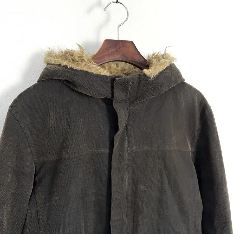 Tornado Mart glossy hooded parka