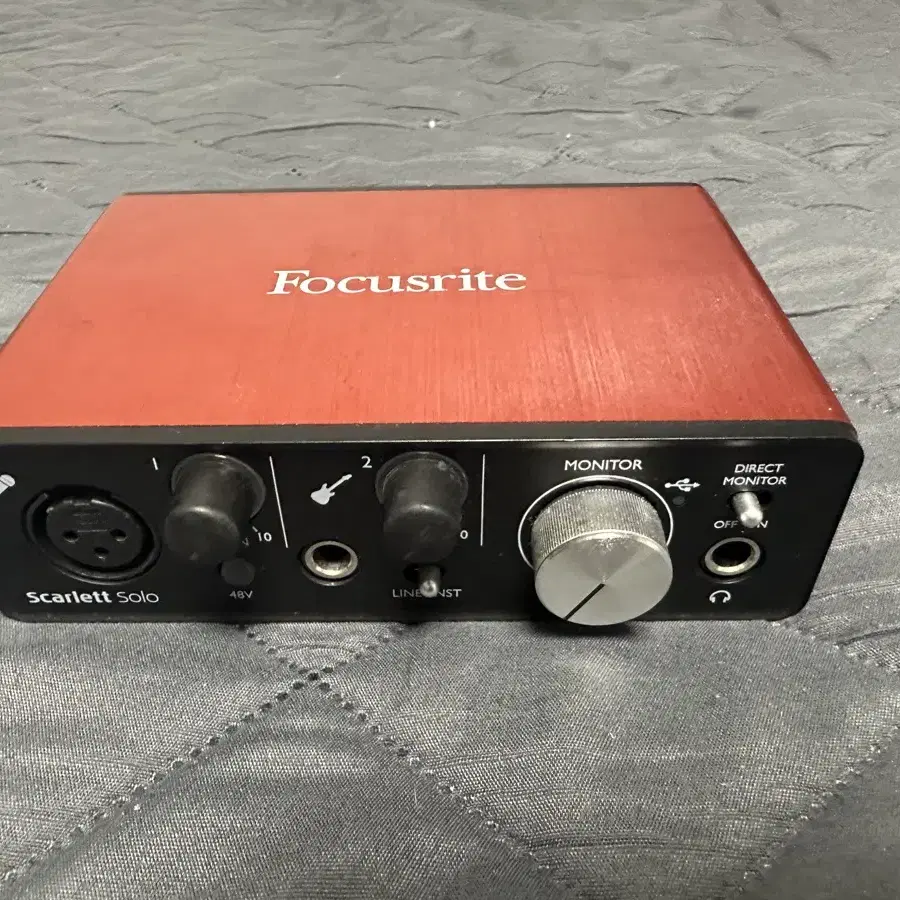 Focusrite Scarlett 2nd gen Solo 오디오 인터페이