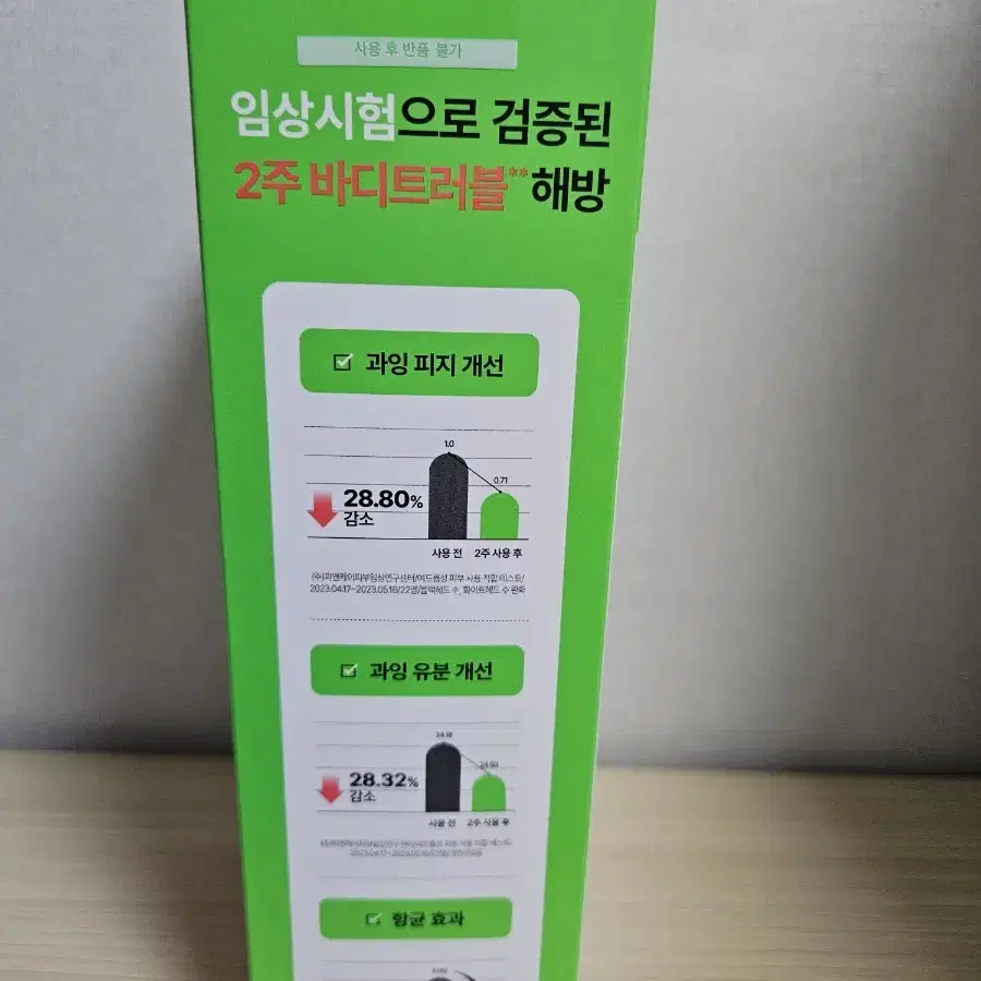 새상품) 노스카나인 등드름 트러블 바디워시 490+80ml