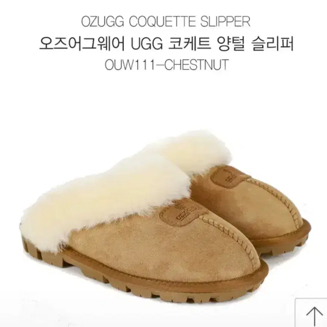 새상품 오즈어그웨어 호주 UGG 코케트 양털 슬리퍼