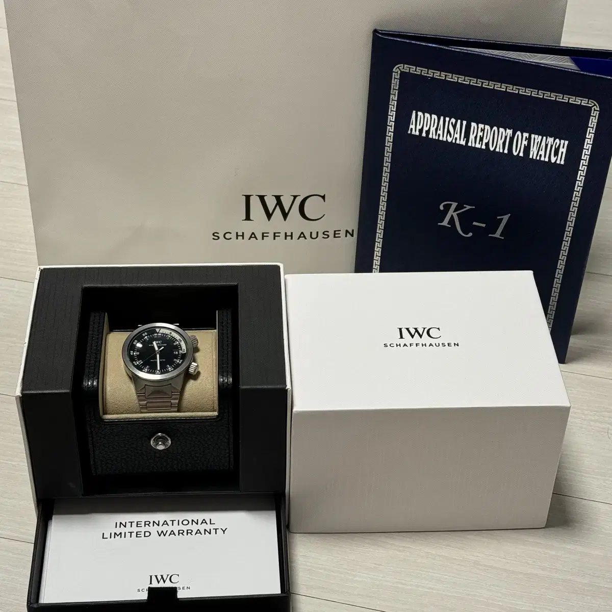 IWC 아쿠아타이머1000 42mm 브레이슬릿 버전 (IW354805)