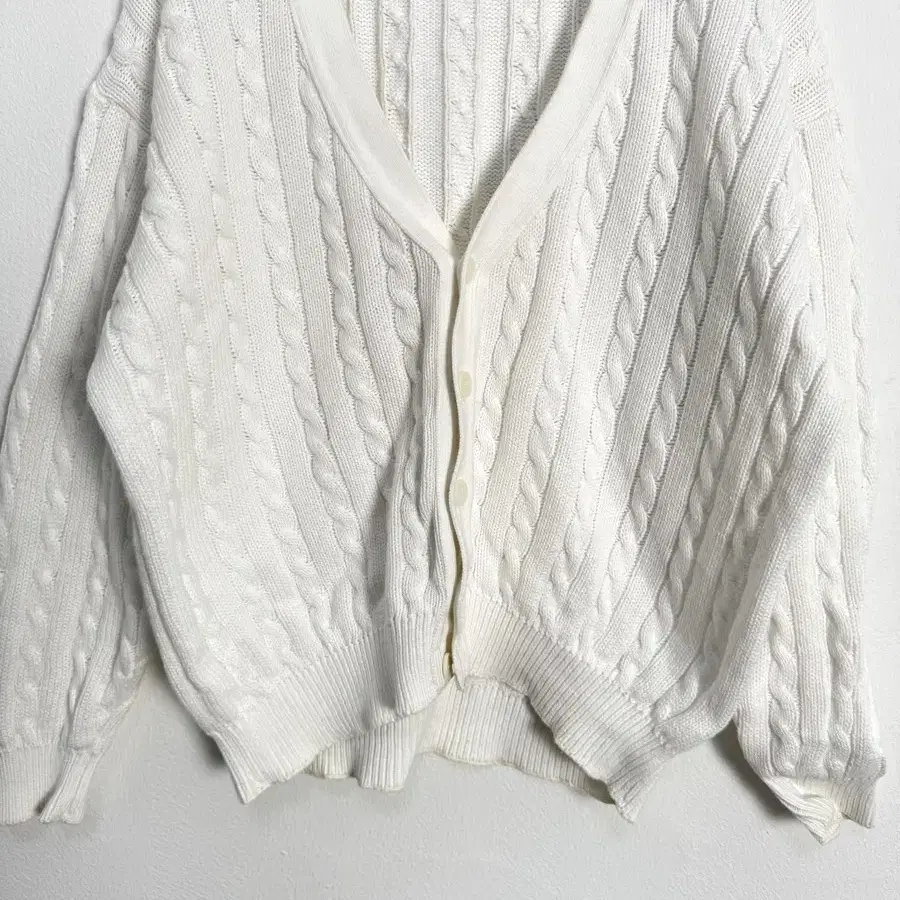 Benetton white cardigan