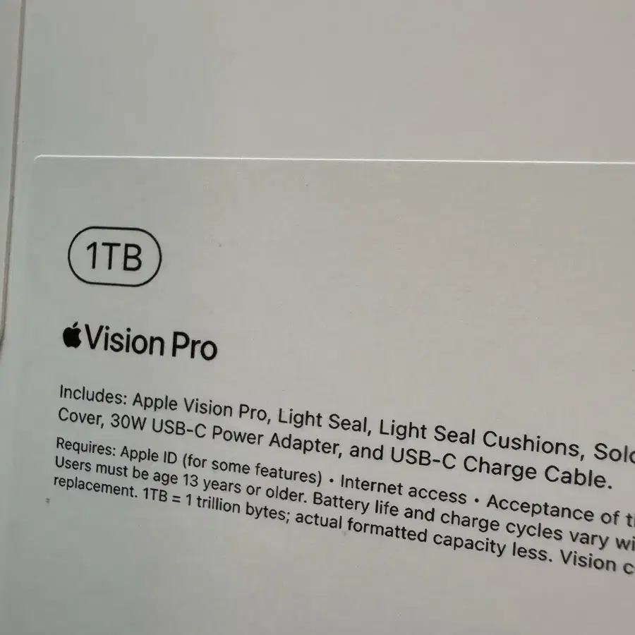 새 Apple Vision Pro 1TB 비전프로+ 새 케이스+ 새 배터