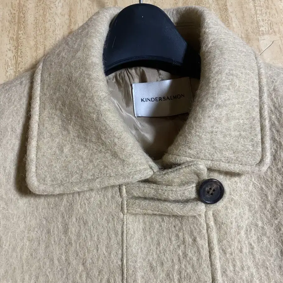 Alpaca Jeanne Half Coat Camel