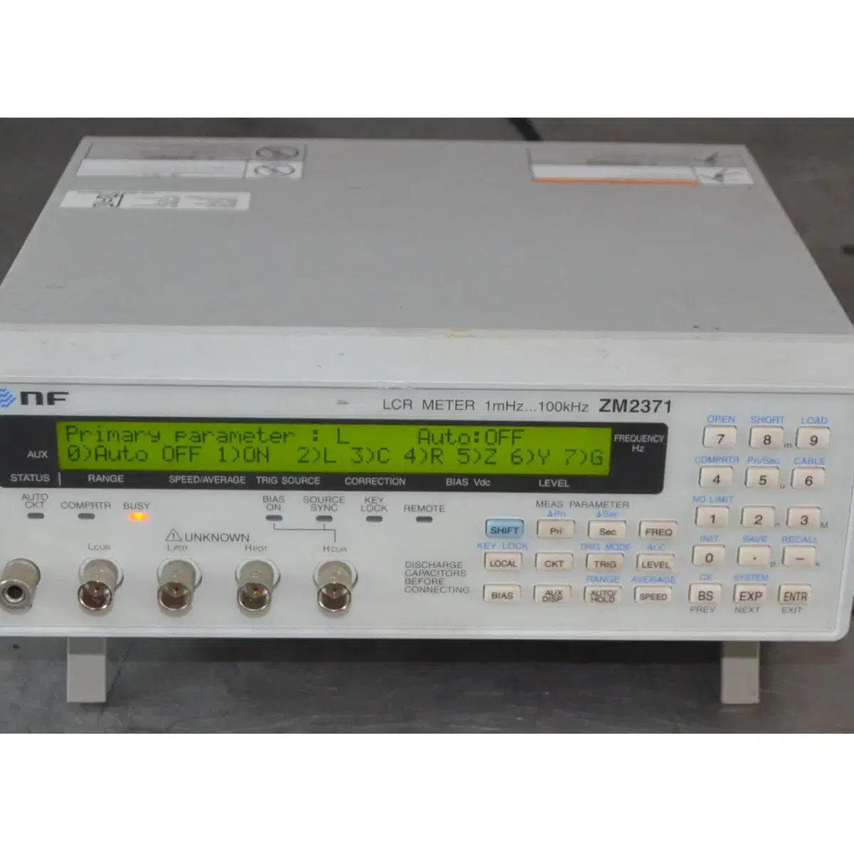 NF ZM2371 LCR Meter 1 mHz - 100 kHz