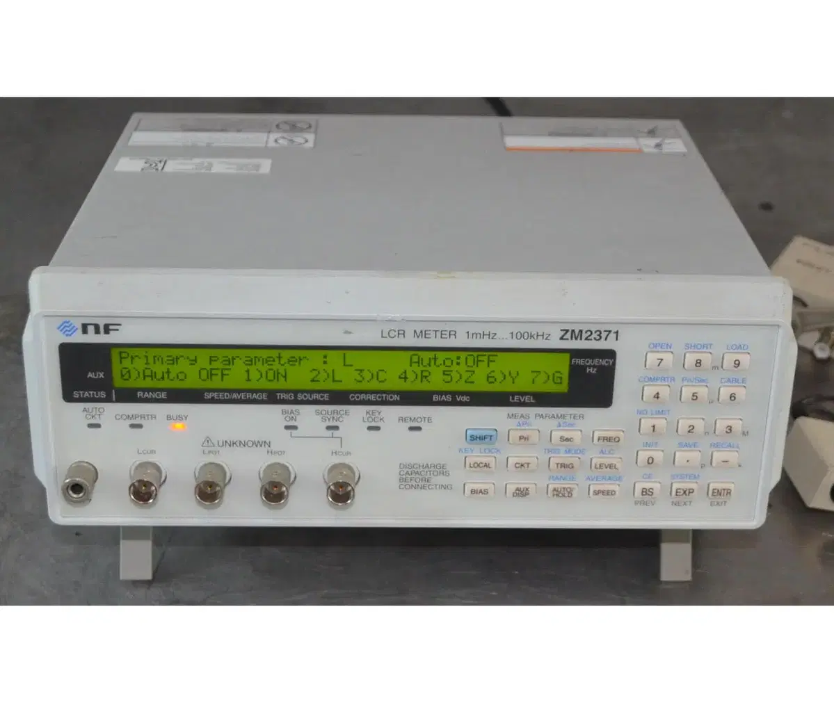 NF ZM2371 LCR Meter 1 mHz - 100 kHz