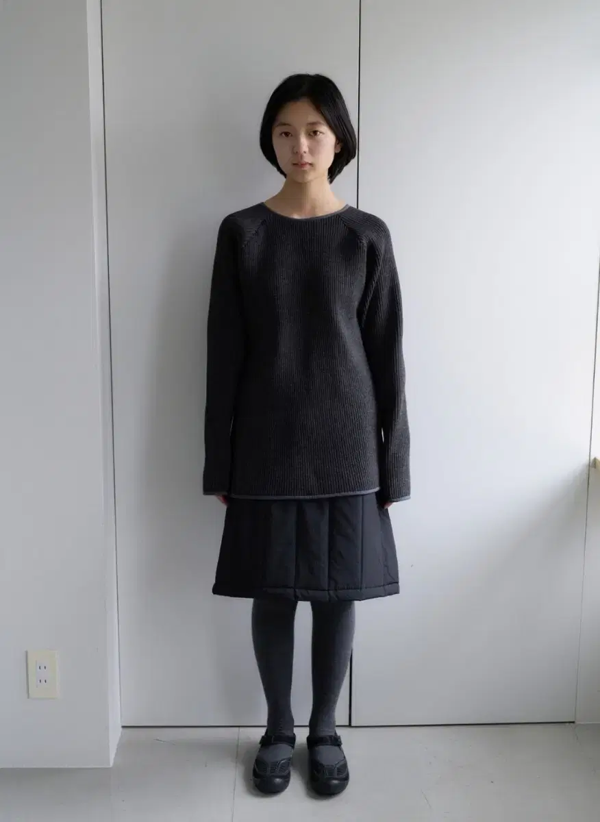 페스토wool midi sweater dark moon