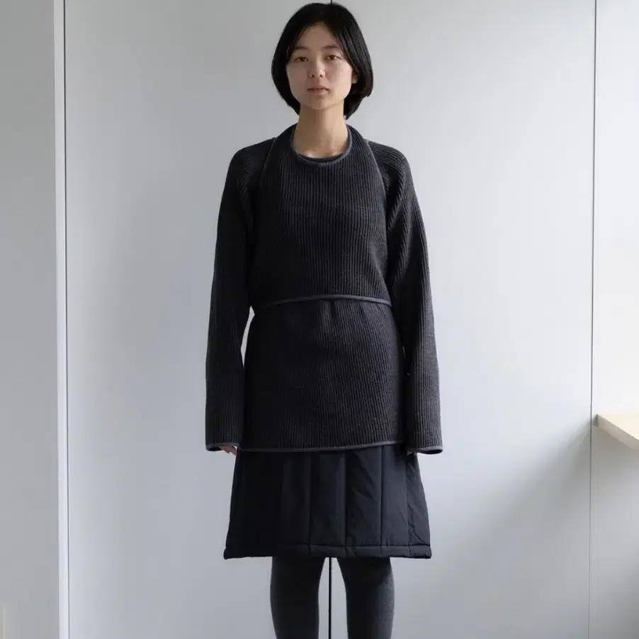 페스토wool midi sweater dark moon