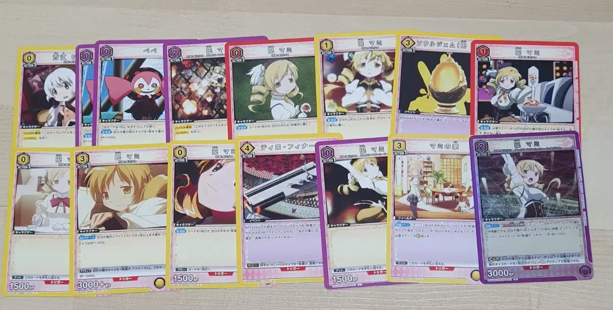 Mamama Magical Girl Madoka Magica Union Arena kard Mami Bulk