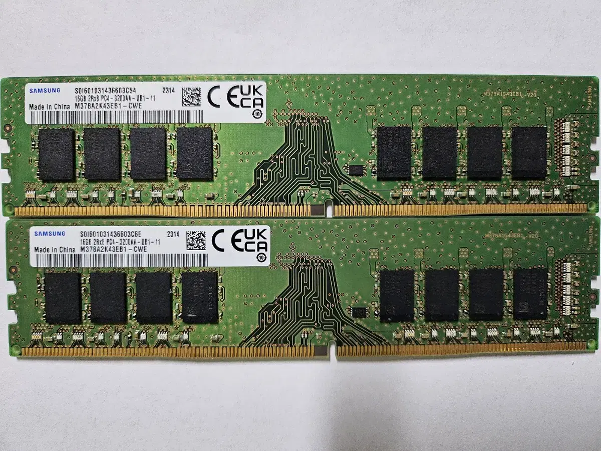 삼성ddr4 3200mhz 16g2개(32g)