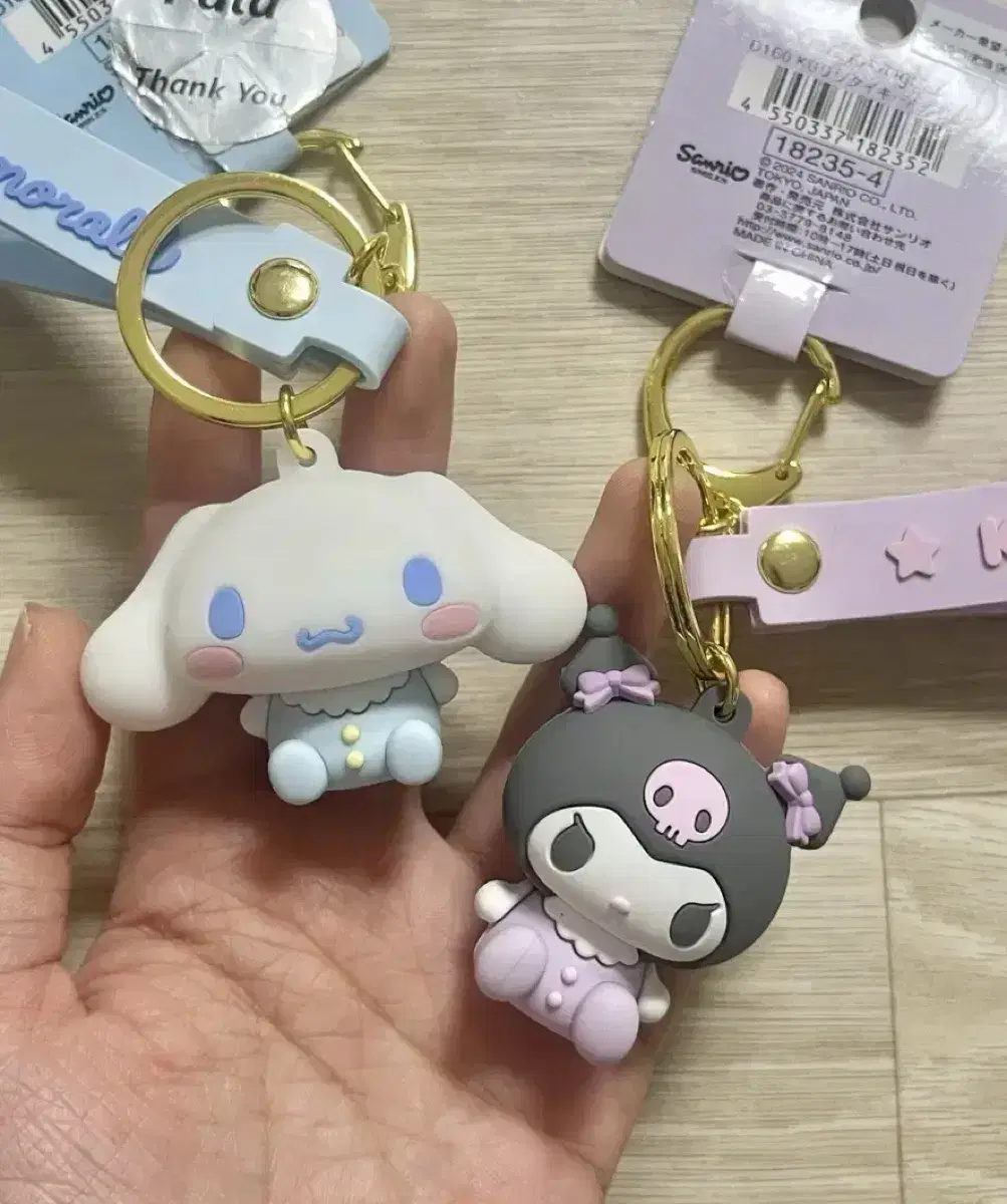 Bulk Price)Baby Cinnamoroll Kuromi keyring Japanese Genuine/Sanrio Baby Figures