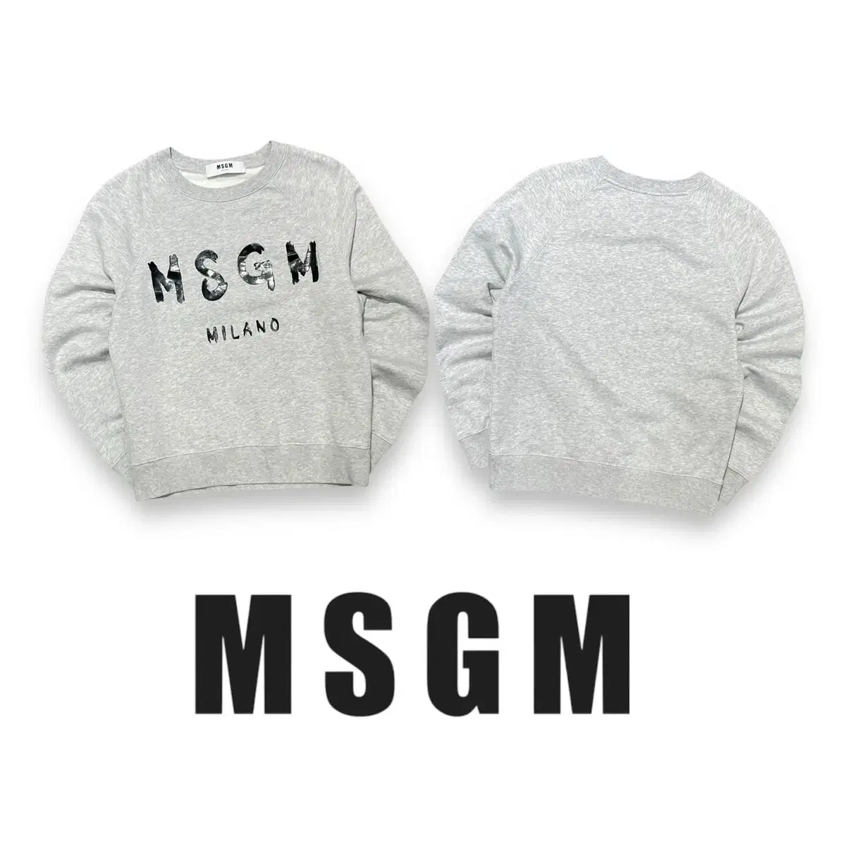 MSGM 밀라노 프린팅 스웻셔츠