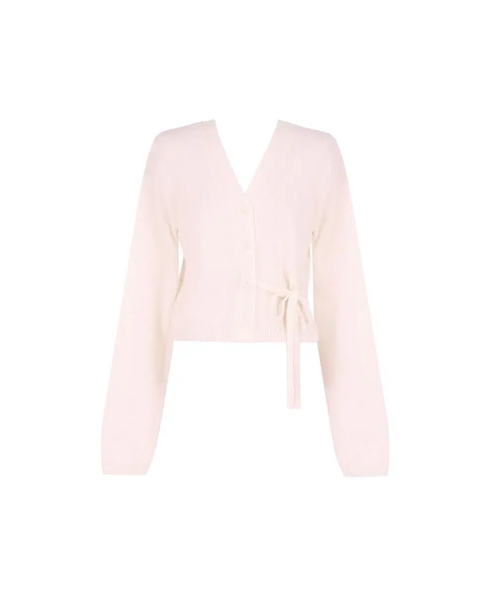 클리시어 Vanilla ribbon cardigan (Baby pink)