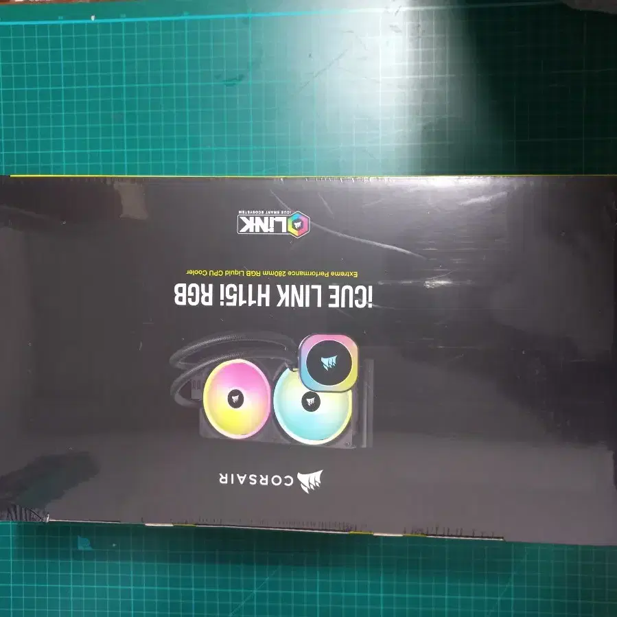 커세어 수냉쿨러 미개봉 h115i rgb 2열수냉 블랙