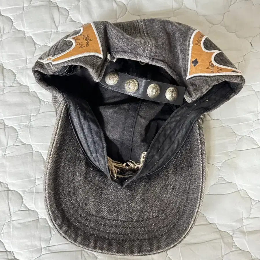 Thug Club x MCM Tribal Leather Cap Black