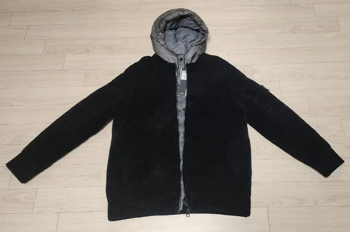 STONE ISLAND with Pen Patch Padded Knit Hoodie Zip Up 8115559a9