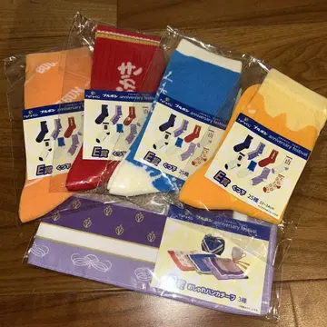 부르고뉴 도키키키 복권 E상 양말 D상 손수건 5종 세트