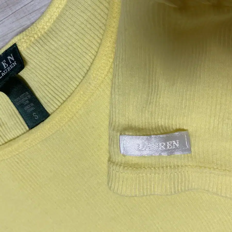 Ralph Lauren yellow cotton T-shirts