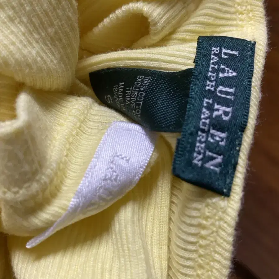 Ralph Lauren yellow cotton T-shirts