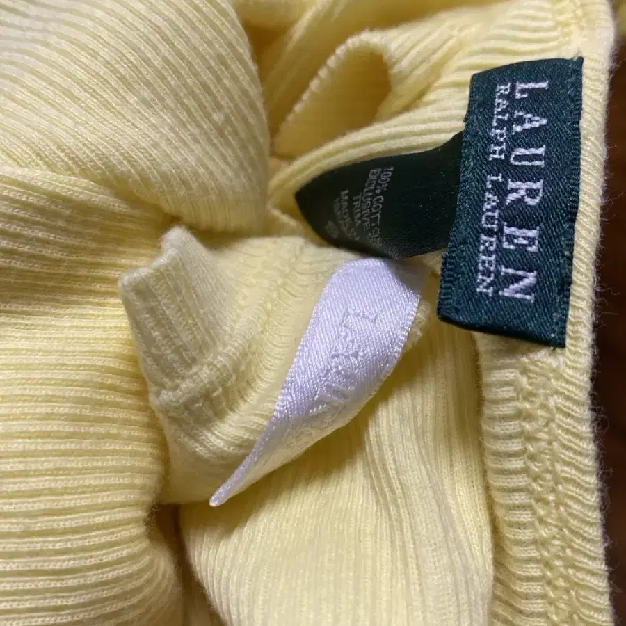 Ralph Lauren yellow cotton T-shirts