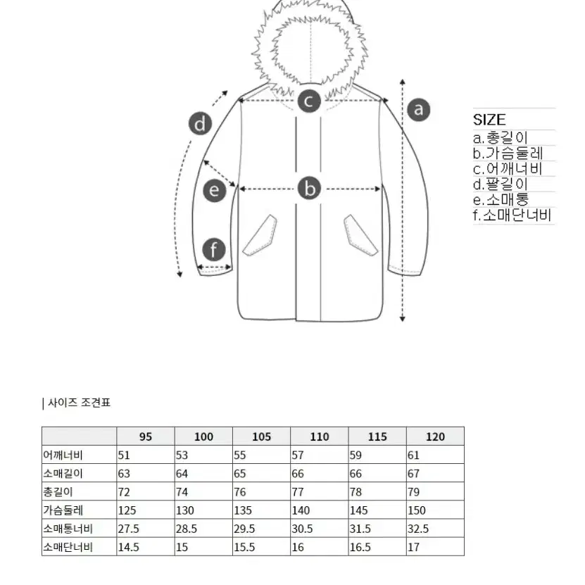 코오롱스포츠 논퀼팅다운 뉴랜드 챠콜 95