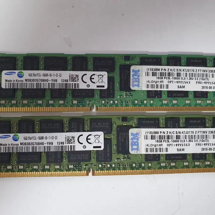 서버용 DDR3 16G, 8G REG 램 / 일반램 X