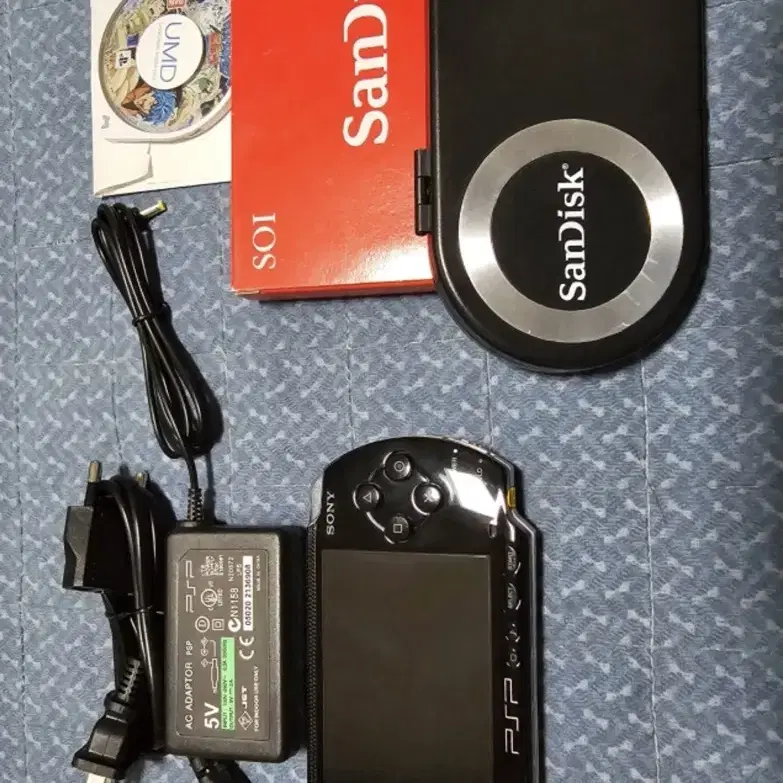 쏘니 psp1005 + umd4장 + 정품배터리