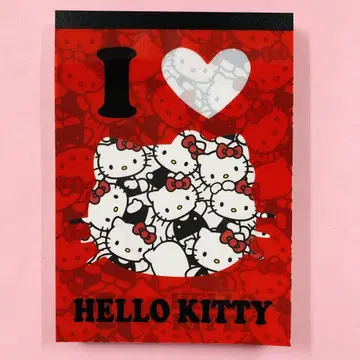 2012년산 레어 헬로키티 귀여운 모델 노트 아이러브 키티