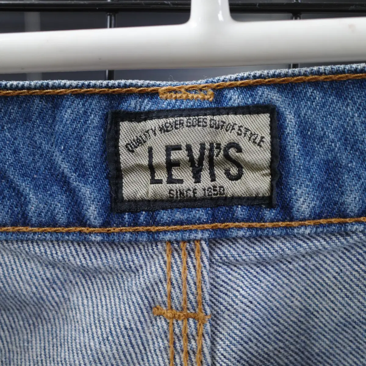 LEVIS 636 실버 빅E 데님 팬츠