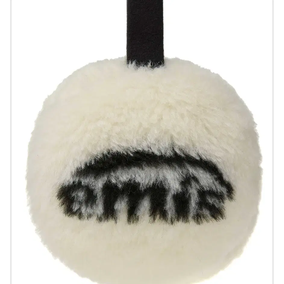 LOGO JACQUARD EAR MUFF (RENEWAL)-WHITE