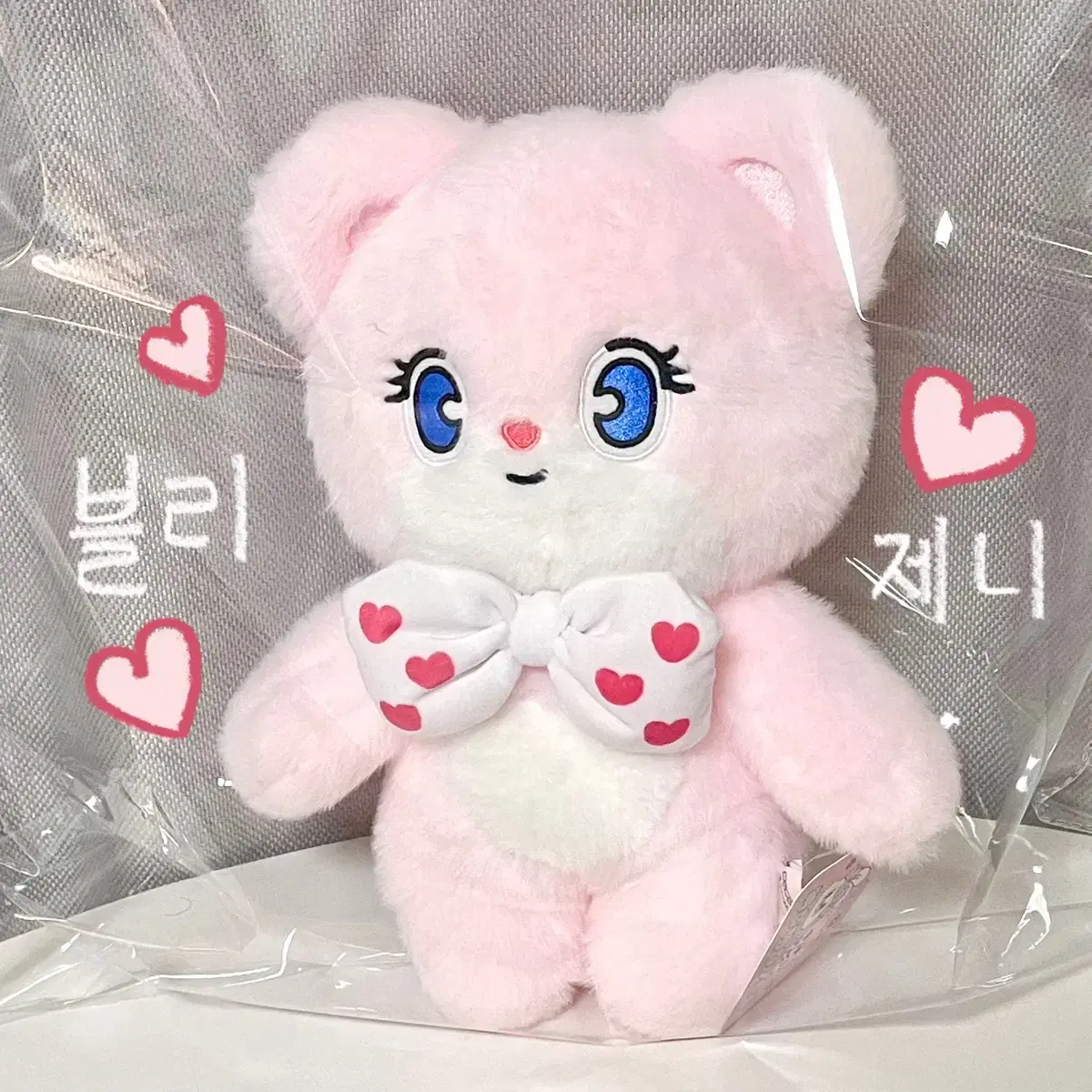 새상품)모모레이 핑코 인형 곰돌이 핑크 곰인형 크리스마스 생일 선물