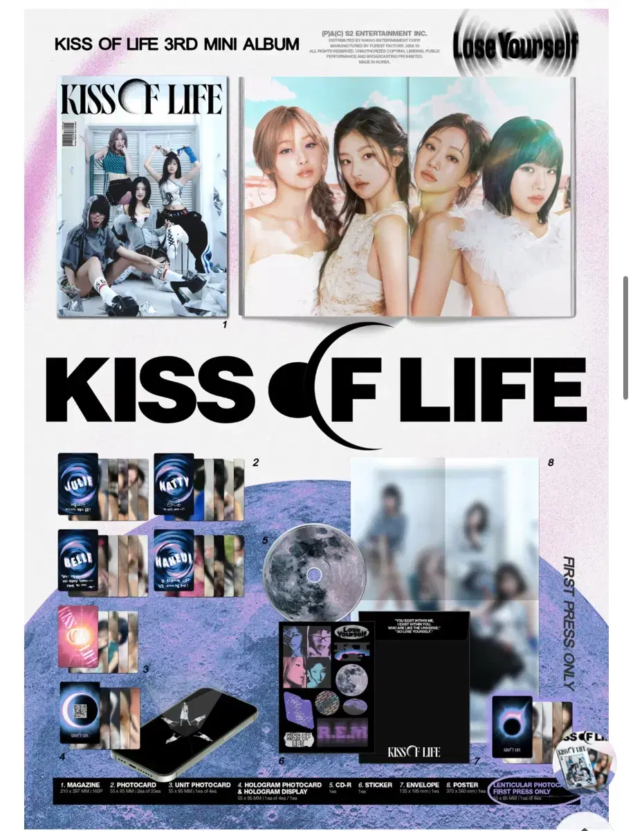 KISS OF LIFE 키스오브라이프 키오프 미니앨범 3집 미개봉