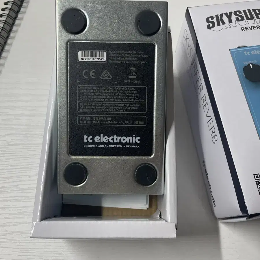 TC Electronic Skysurfer  기타 리버브 이펙터