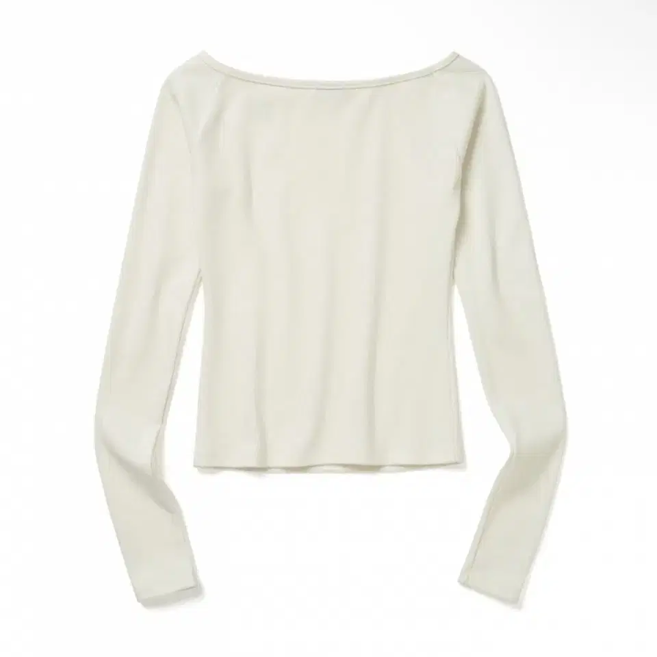 Women ribbed sleeve(ivory)