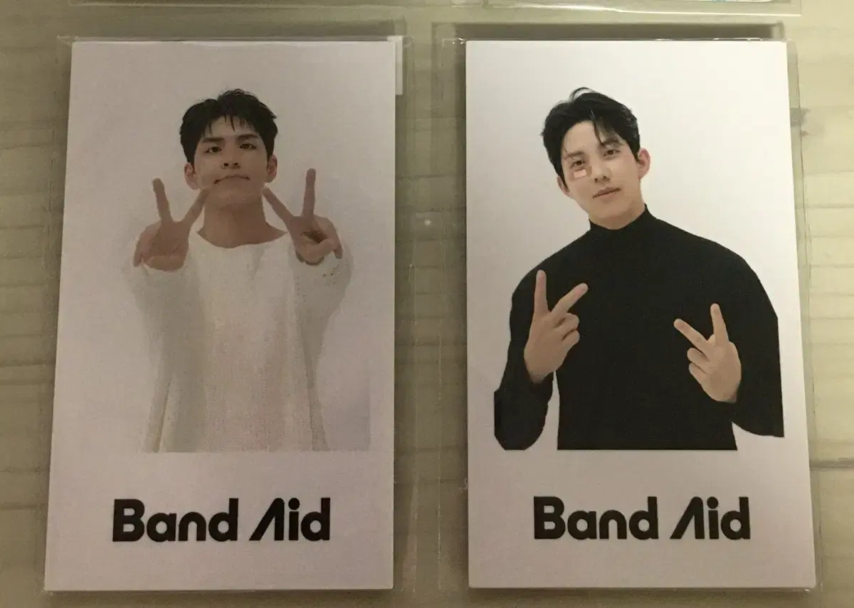 데이식스 band aid 위드뮤 짚샵 특전 포토카드 포카 판매합니다