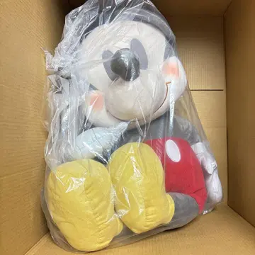 미사용 새상품 디즈니눈 내리는 마켓 초초대형 봉제인형 미키