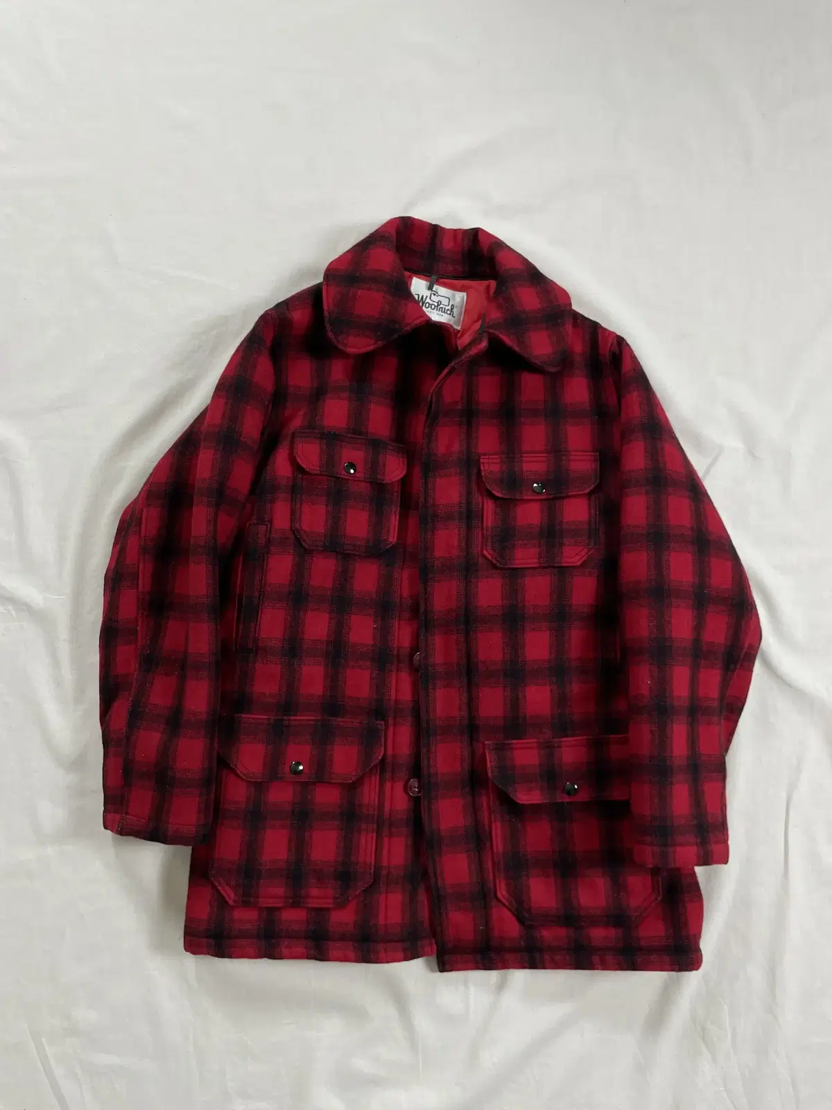 Woolrich 80s 울리치 매키노 울 헌팅자켓 40