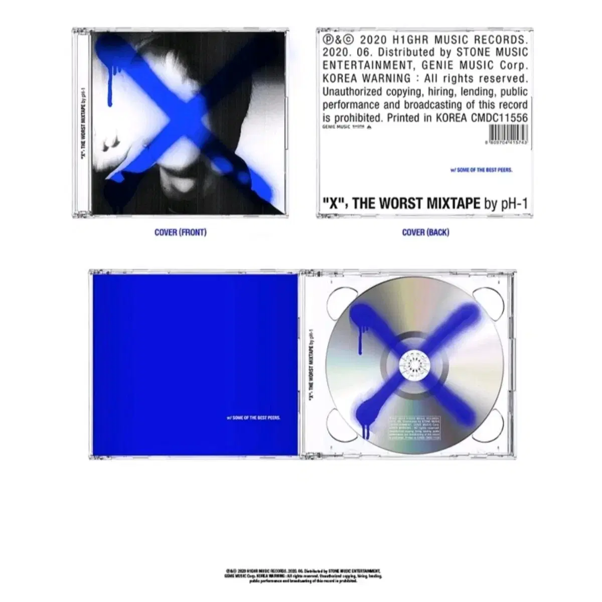 피에이치원 pH-1 "X" The Worst Mixtape 미개봉