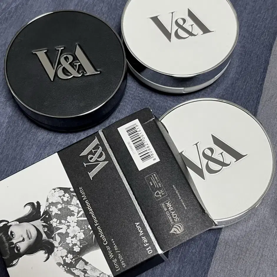 V&A 롱웨어 쿠션 파운데이션 3개 일괄