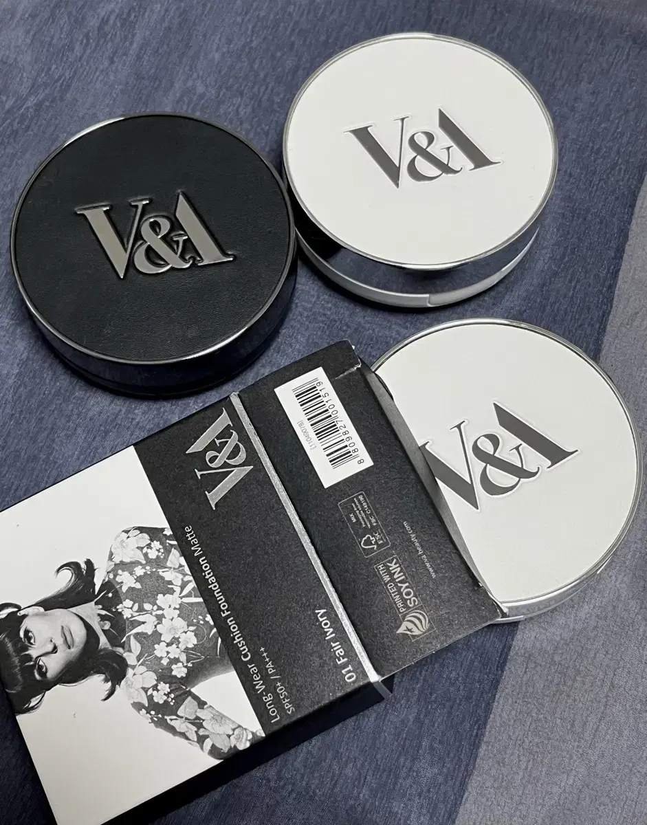 V&A 롱웨어 쿠션 파운데이션 3개 일괄