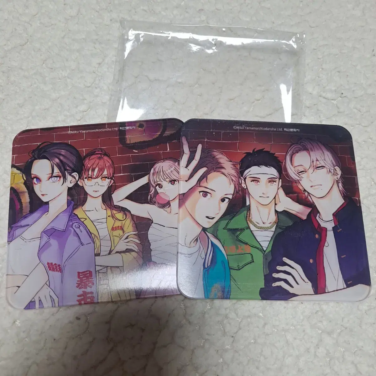 Beautiful early evening moon acrylic coaster