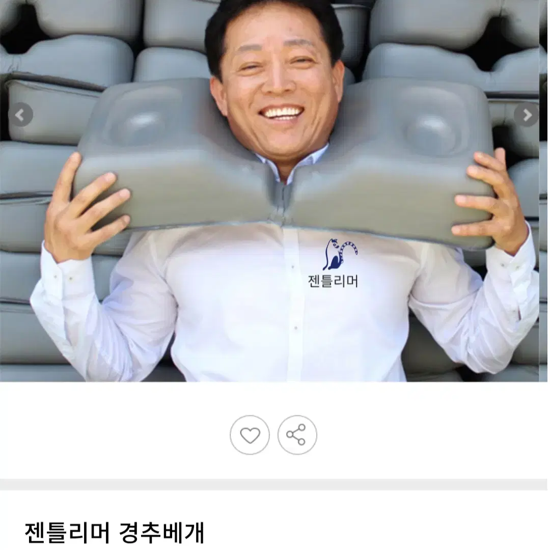 젠틀리머 경추 베개 / 거북목 완화 베개 / 허리쿠션